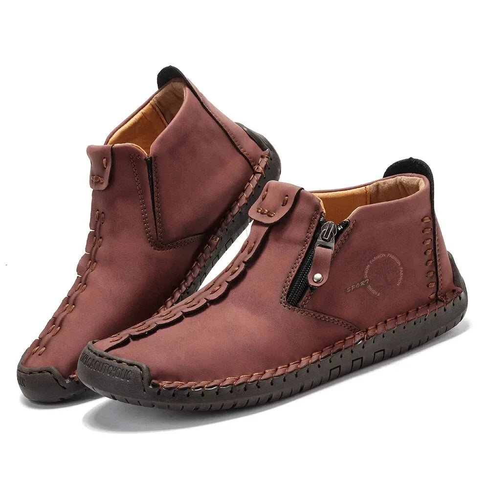 New Arrival Sale 50% Off🔥Men’s Classic Orthopedic Leather Ankle Boots – All-Season Comfort, Handcrafted Style