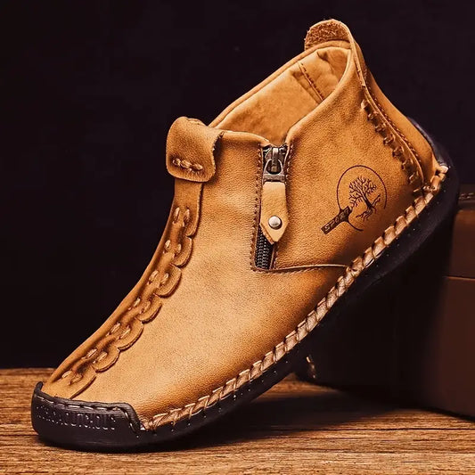 New Arrival Sale 50% Off🔥Men’s Classic Orthopedic Leather Ankle Boots – All-Season Comfort, Handcrafted Style