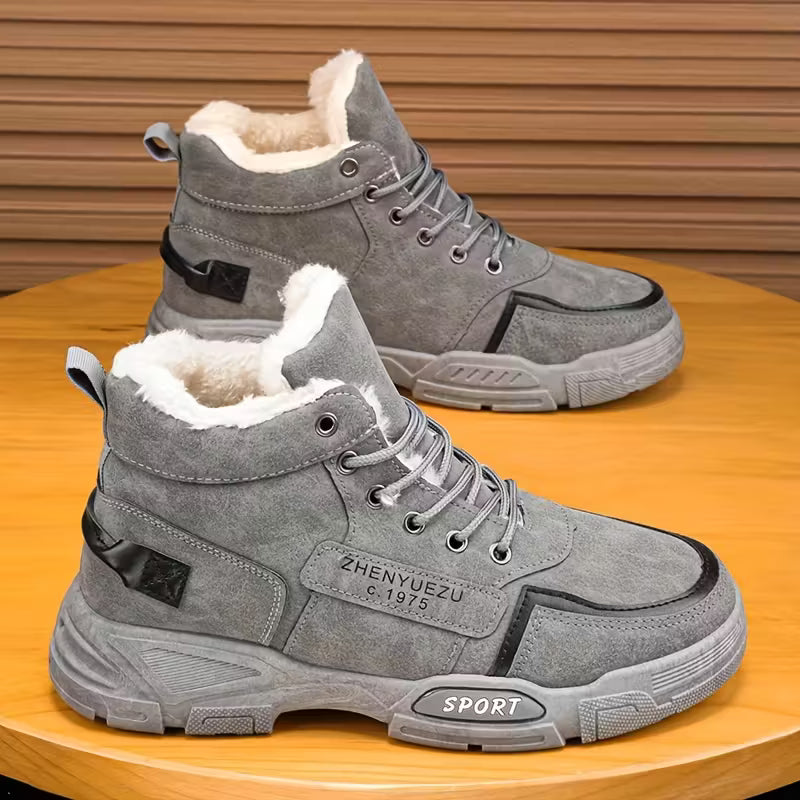 🎄Early Christmas Sale 50%❤️Men’s Comfort Orthopedic Winter Snow Boots – Insulated, Stylish, and Built for Orthopedic Comfort