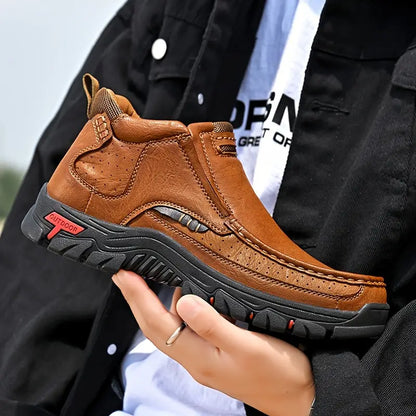 Last Day 50% OFF❤️ Waterproof Non-Slip Ankle Boots for Men – Comfort Orthopedic Outdoor Shoes