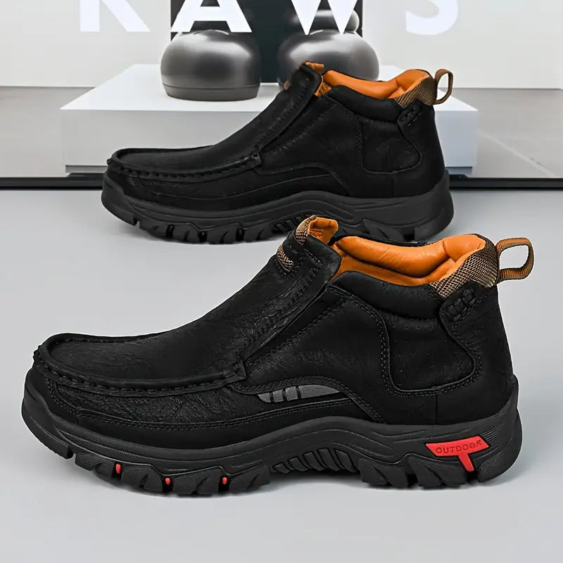 Last Day 50% OFF❤️ Waterproof Non-Slip Ankle Boots for Men – Comfort Orthopedic Outdoor Shoes