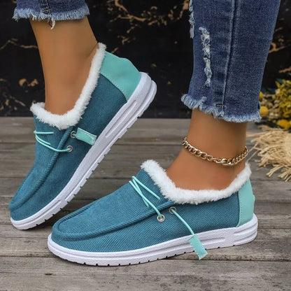 CozyStep™ Women’s Orthopedic Fur-Lined Slip-On Shoes