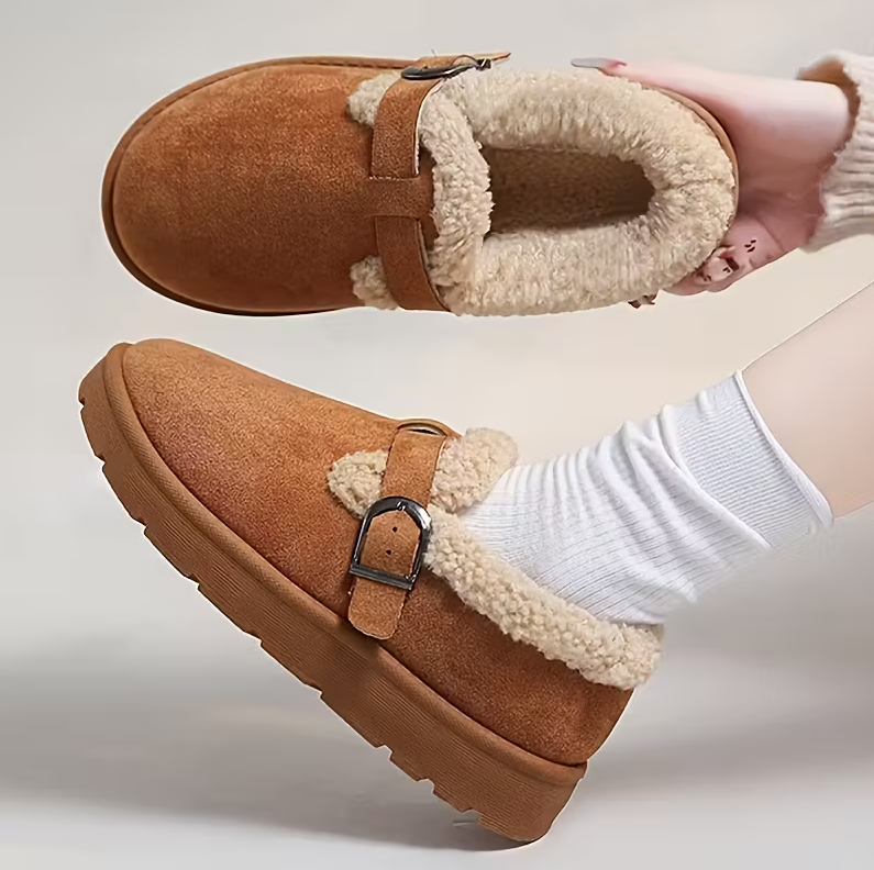 Cozy Orthopedic Winter Slip-on – Warm Lined Slip-On Comfort Shoes