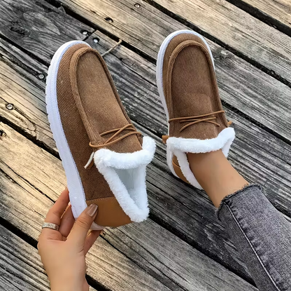 CozyStep™ Women’s Orthopedic Fur-Lined Slip-On Shoes