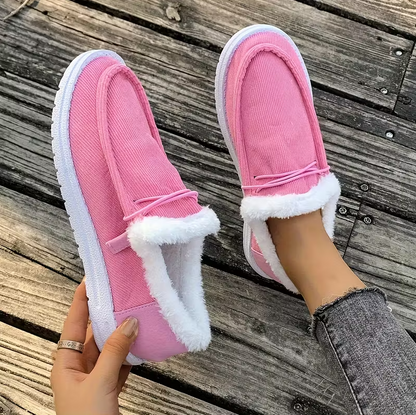 CozyStep™ Women’s Orthopedic Fur-Lined Slip-On Shoes