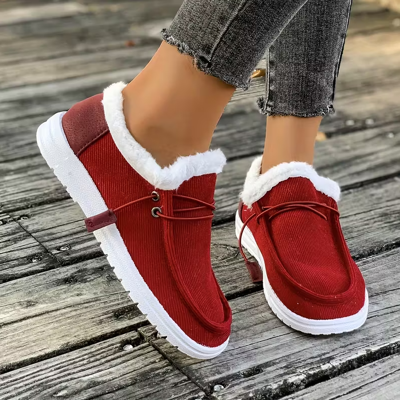 CozyStep™ Women’s Orthopedic Fur-Lined Slip-On Shoes